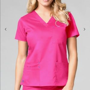 💗Peaches Uniforms Pink Scrub Top💗
